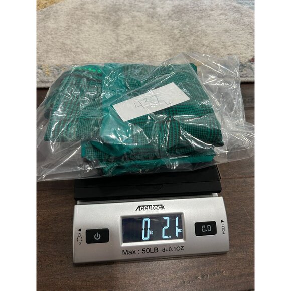 Diane Gilman Green Plaid Silk Sleeveless Tank Top with Sequins SZ Medium - Picture 7 of 8